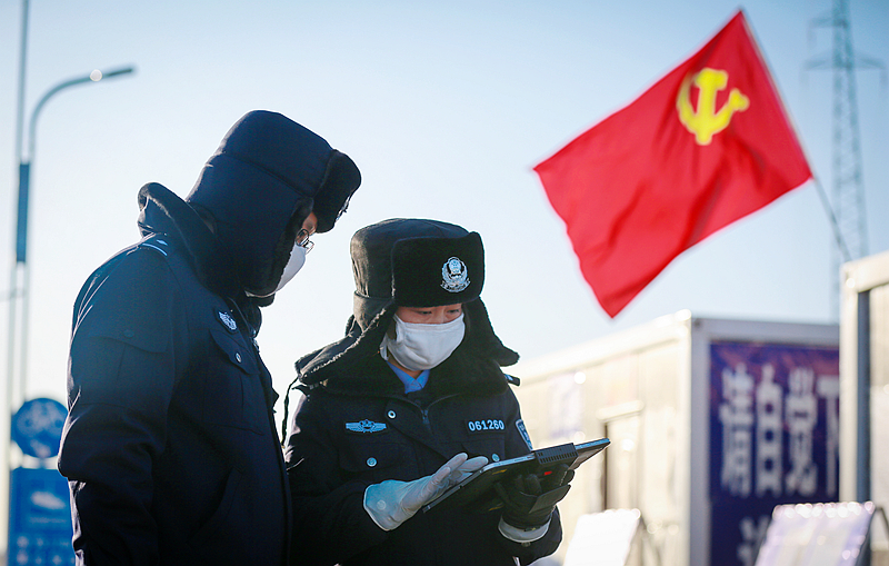 【甘肅全民戰(zhàn)“疫”】酒泉公安：堅(jiān)守防護(hù)一線 守望萬(wàn)家燈火（組圖）