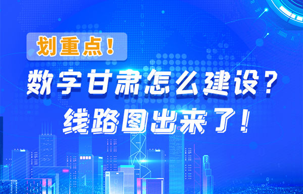 圖解|劃重點(diǎn)！數(shù)字甘肅怎么建設(shè)？線路圖出來(lái)了！