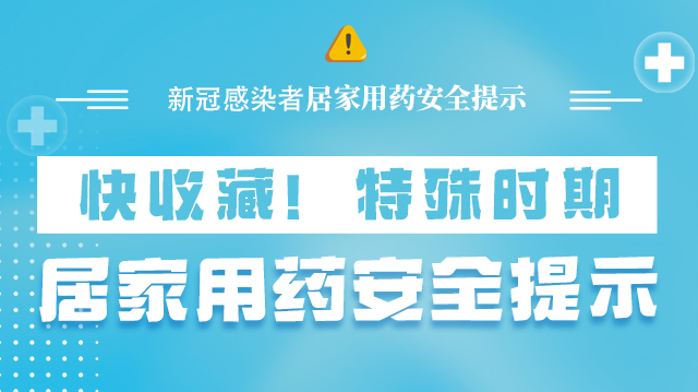 海報(bào)|快收藏！特殊時(shí)期，居家用藥安全提示→