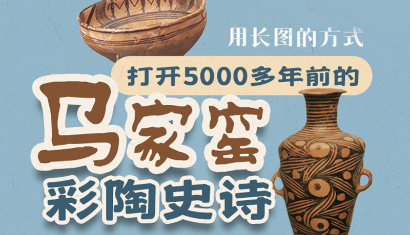 用長圖的方式，打開5000多年前的馬家窯彩陶史詩