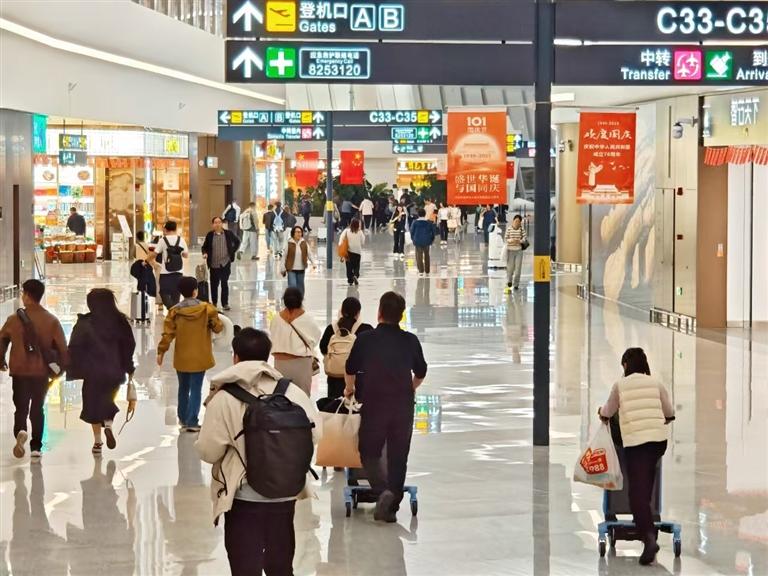 中川機(jī)場旅客吞吐量突破1700萬人次